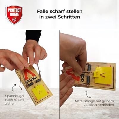 Protect Home Rattenval Hout - Ongediertebestrijding - 1 stuk - thumbnail