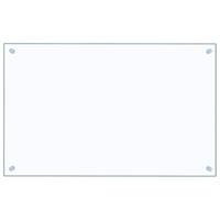 VidaXL Spatschermen keuken 2 st 80x50 cm gehard glas transparant - thumbnail