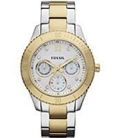 Horlogeband Fossil ES3208 Roestvrij staal (RVS) Multicolor 18mm - thumbnail