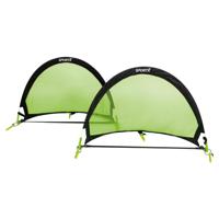 SportX Opvouwbare Voetbaldoelen 90x60x60 cm 2 Stuks Zwart/Groen - thumbnail