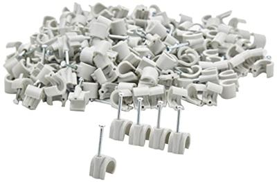 Kopp 355402010 Spijkerclip 355402010 Bundel-Ø (bereik) 10 tot 14 mm Grijs 200 stuk(s)