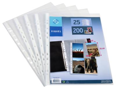 Viquel geperforeerde showtas voor foto&apos;s, pak van 25 stuks