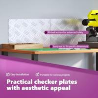 VidaXL Trap tread rechthoekig 2 pcs zilver 40 x 30 cm aluminium - thumbnail