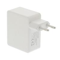 Lader 4-Uitgangen 4.8 A USB Wit - thumbnail