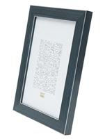 Deknudt Blauwe fotokader met rand in zilver 9x13 S41VK6 - thumbnail