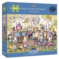 Mad Catter's Tea Party Puzzel 250 XL - thumbnail