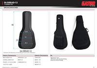 Gator Cases GL Series softcase voor 12-string dreadnought gitaar - thumbnail