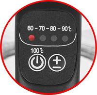 EMERIO WK-119255.5 Waterkoker Snoerloos Aantal/Volume: 1.7 l Glas, Zwart - thumbnail