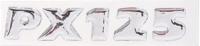RMS badge stickers "px125" vespa px 125 - thumbnail