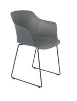 ZILT Eetkamerstoel 'Claus', kleur Grijs - thumbnail