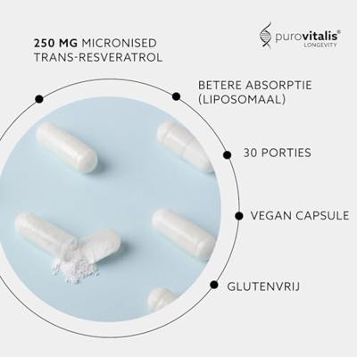 Purovitalis Liposomal resveratrol 30 Capsules Purovitalis Liposomal resveratrol 30 Capsules