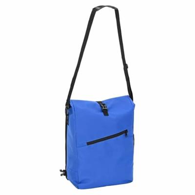 VidaXL Fietstas blauw 33 x 16 x 60 cm polyester VidaXL Fietstas blauw 33 x 16 x 60 cm polyester