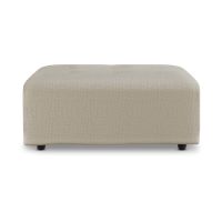 HKliving Vint hocker Pure Ivory - thumbnail