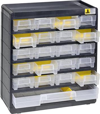Allit 458090 Opslagmagazijn VarioPlus Basic 32 (b x h x d) 300 x 335 x 135 mm Zwart, Geel 1 stuk(s)
