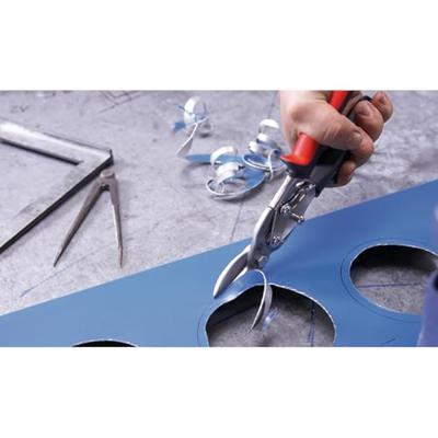Erdi Figuurschaar | lengte 240 mm links | staal max. 1,2 mm | RVS max. 1 mm | 1 stuk - D16L - D16L