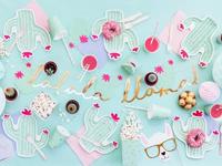 Servetten Lila (20st) - thumbnail