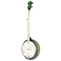 Ortega Falcon Series 5-string Banjo Transparent Green elektrisch-akoestische banjo met gigbag - thumbnail