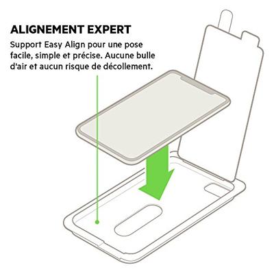 Belkin ScreenForce TemperedCurve afgeronde glazen displaybescherming (geschikt voor Samsung Galaxy S8+, afdekking van rand tot rand, gehard glas)