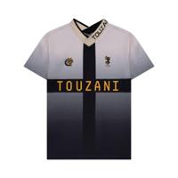 Touzani Taisho Voetbalshirt Kids Beige Zwart Goud - thumbnail