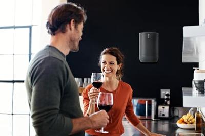 Mountson Premium muurbeugel Sonos Move 2 - Zwart (Per Paar) - thumbnail