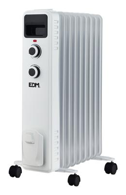 Olieradiator (9 kamers) EDM 07124 07124 Wit 2000 W