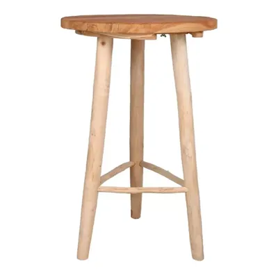 Bartafel teak d70h110cm