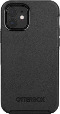 Otterbox Symmetry Backcover Apple iPhone 12, iPhone 12 Pro Zwart MagSafe compatible, Stootbestendig