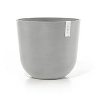 Ecopots Oslo kunststof bloempot Wit/Grijs - Ø 42,8 cm - thumbnail