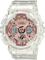 Horlogeband Casio GMAS120SR-7A Kunststof/Plastic Transparant 16mm - thumbnail