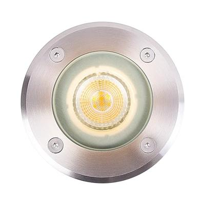 Nordlux GrondspotAndor RVS rond - 2218400034