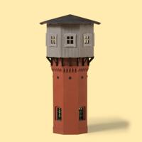 Auhagen 11412 H0 Watertoren - thumbnail