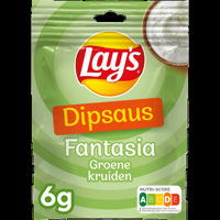 Lay&apos;s Dipsaus Fantasia Groene Kruiden 6 g bij Jumbo - thumbnail