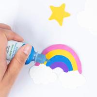 Scribbles • 3d textielverf glanzend 29,5ml blauw - thumbnail