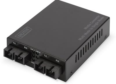 Digitus DN-82124 Mediaconverter IEEE 802.3z 1000BASE-SX, SC Duplex 1000 MBit/s Digitus DN-82124 Mediaconverter IEEE 802.3z 1000BASE-SX, SC Duplex 1000 MBit/s