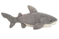 Pluchen haai Henri 45 cm TEDDY HERMANN grijs - thumbnail