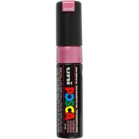 Uni-Posca Posca marker, afm pc-8k, lijndikte 8 mm, breed, metallic pink, 1 stuk - thumbnail