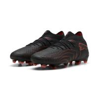 PUMA Future 9 Ultimate Gras Voetbalschoenen (FG) Zwart Rood - thumbnail