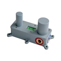 Brauer Gold Edition Wastafelmengkraan inbouw - gebogen uitloop links - hendel plat smal - afdekplaat - model D 1 - PVD - geborsteld goud 5-GG-004-B4 - thumbnail