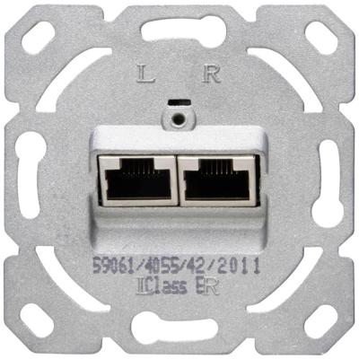 Techniek sokkel UAE Cat6 2-voudig gescheiden