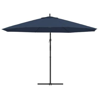 VidaXL Zweefparasol 3,5 m blauw