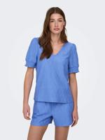 Only Onldiana S/s V-neck Top Cs Jrs 15377884 T-shirt Korte Mouw 5054194 Ultramarine - thumbnail