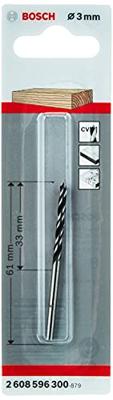 Bosch Houtspiraalboor Standaard 3mm boren - thumbnail