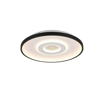 Trio Ronde plafondlampNazar zwart met wit - 633910134
