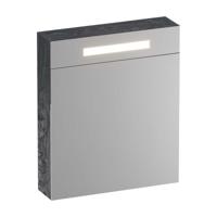 Brauer Promise Deluxe Spiegelkast - 60 cm - met Directe Verlichting - 1 Linksdraaiende Dubbelzijdige Spiegeldeur - Damascus - thumbnail