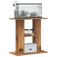 Aquariumstandaard 60x30x60 cm bewerkt hout oud houtkleurig - thumbnail