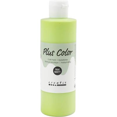 Plus Color acrylverf, lime groen, 250 ml/ 1 fles