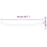 Tafelblad rond 50x1,5 cm massief beukenhout - thumbnail