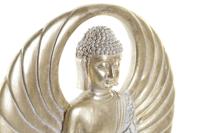 Decoratieve figuren DKD Home Decor 25 x 8 x 33 cm Zwart Gouden Boeddha Orientaals - thumbnail