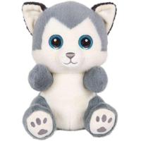 Pluche speelgoed - SKANDY Cutydoos Husky Hond Pluche Speelgoed, blauwgrijs - 23 cm - thumbnail