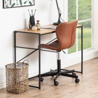 Bureau Jaxx - naturel/zwart - 75x100x45 cm - thumbnail